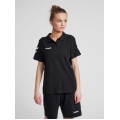 hummel Sport/Freizeit-Polo hmlGO Cotton (Baumwolle) Kurzarm schwarz Damen