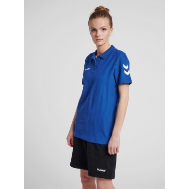 hummel Sport/Freizeit-Polo hmlGO Cotton (Baumwolle) Kurzarm dunkelblau Damen