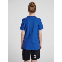 hummel Sport/Freizeit-Polo hmlGO Cotton (Baumwolle) Kurzarm dunkelblau Damen