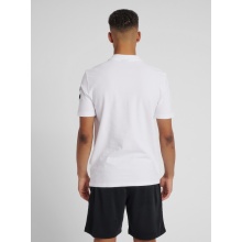 hummel Sport/Freizeit-Polo hmlGO Cotton (Baumwolle) Kurzarm weiss Herren