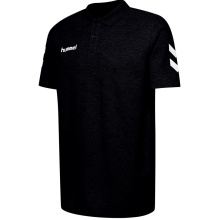 hummel Sport/Freizeit-Polo hmlGO Cotton (Baumwolle) Kurzarm schwarz Kinder