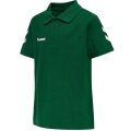 hummel Sport/Freizeit-Polo hmlGO Cotton (Baumwolle) Kurzarm dunkelgrün Kinder