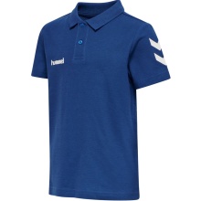 hummel Sport/Freizeit-Polo hmlGO Cotton (Baumwolle) Kurzarm dunkelblau Kinder