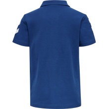 hummel Sport/Freizeit-Polo hmlGO Cotton (Baumwolle) Kurzarm dunkelblau Kinder