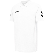 hummel Sport/Freizeit-Polo hmlGO Cotton (Baumwolle) Kurzarm weiss Kinder