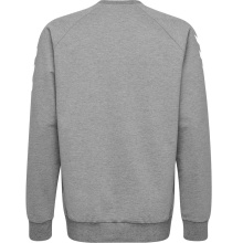 hummel Pullover Basic hmlGO Cotton Sweatshirt (Baumwolle) grau Kinder