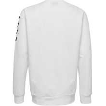 hummel Pullover Basic hmlGO Cotton Sweatshirt (Baumwolle) weiss Kinder