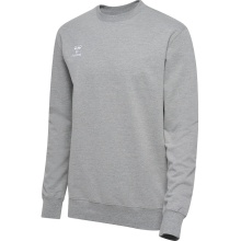 hummel Freizeit-Pullover hmlGO 2.0 Sweatshirt (weicher Sweatstoff) grau Herren