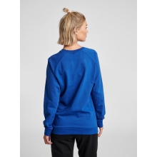 hummel Pullover Basic hmlGO Cotton Sweatshirt Big Logo (Baumwolle) dunkelblau Damen