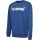 hummel Pullover Basic hmlGO Cotton Sweatshirt Big Logo (Baumwolle) dunkelblau Kinder