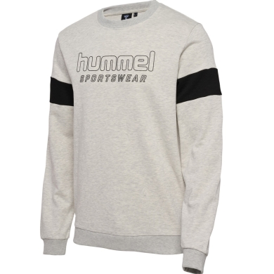 hummel Pullover hmlLGC Bryce Sweatshirt (Baumwolle) grau Herren