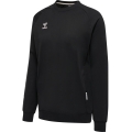 hummel Pullover hmlMOVE Grid Cotton Sweatshirt (Baumwolle) schwarz Herren