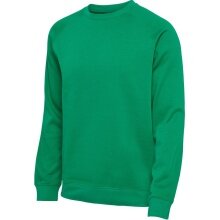 hummel Freizeit-Pullover hmlRED Classic Sweatshirt (Sweatstoff, Rippbündchen) grün Herren