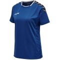 hummel Sport-Shirt hmlAUTHENTIC Poly Jersey (leichter Jerseystoff) Kurzarm dunkelblau Damen