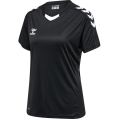 hummel Sport-Shirt hmlCORE XK Poly Jersey (robuster Doppelstrick) Kurzarm schwarz Damen