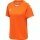 hummel Sport-Shirt hmlCORE XK Poly Jersey (robuster Doppelstrick) Kurzarm orange Damen