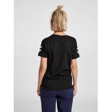 hummel Sport/Freizeit-Shirt hmlGO Cotton (Baumwolle) Kurzarm schwarz Damen