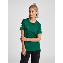 hummel Sport/Freizeit-Shirt hmlGO Cotton (Baumwolle) Kurzarm dunkelgrün Damen