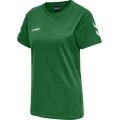 hummel Sport/Freizeit-Shirt hmlGO Cotton (Baumwolle) Kurzarm grün Damen