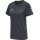 hummel Sport/Freizeit-Shirt hmlGO Cotton (Baumwolle) Kurzarm dunkelgrau Damen