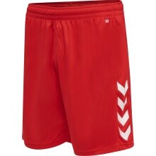 hummel Sporthose hmlCORE XK Poly Shorts (robuster Doppelstrick, ohne Seitentaschen) Kurz rot Herren