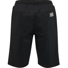 hummel Freizeithose Bermuda hmlMOVE Grid Cotton Shorts (Baumwolle) kurz schwarz Herren