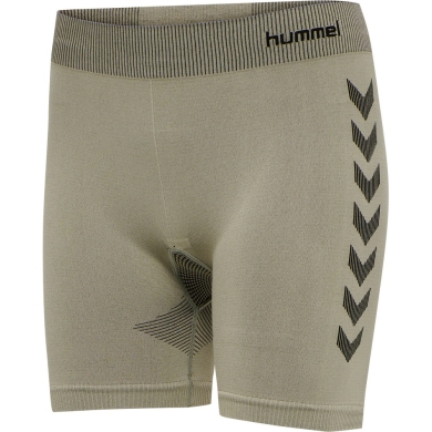 hummel Funktionsunterwäsche Sport-Short Tight Seamless nahtlos (schnelltrocknend, enganliegend) kurz grau Damen