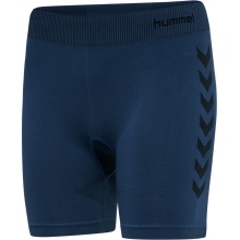 hummel Funktionsunterwäsche Sport-Short Tight Seamless nahtlos (schnelltrocknend, enganliegend) kurz denimblau Damen