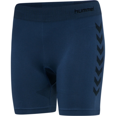 hummel Funktionsunterwäsche Sport-Short Tight Seamless nahtlos (schnelltrocknend, enganliegend) kurz denimblau Damen