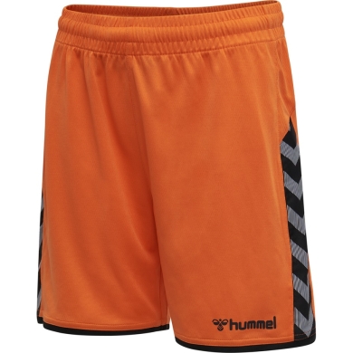 hummel Sporthose hmlAUTHENTIC Poly Shorts (leichter Jerseystoff, ohne Seitentaschen) Kurz orange Kinder