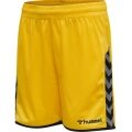 hummel Sporthose hmlAUTHENTIC Poly Shorts (leichter Jerseystoff, ohne Seitentaschen) Kurz gelb/schwarz Kinder