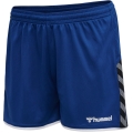 hummel Sporthose hmlAUTHENTIC Poly Shorts (leichter Jerseystoff, ohne Seitentaschen) Kurz dunkelblau Damen