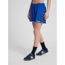 hummel Sporthose hmlAUTHENTIC Poly Shorts (leichter Jerseystoff, ohne Seitentaschen) Kurz dunkelblau Damen