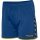 hummel Sporthose hmlAUTHENTIC Poly Shorts (leichter Jerseystoff, ohne Seitentaschen) Kurz blau/gelb Damen