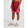 hummel Sporthose hmlLEAD Poly Shorts (Mesh-Stoff) Kurz bordeaux/pink Herren