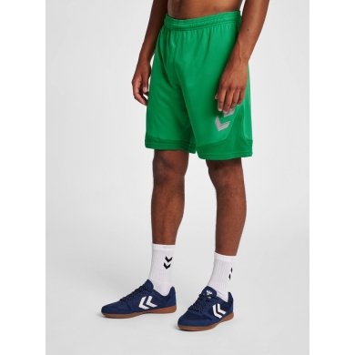 hummel Sporthose hmlLEAD Poly Shorts (Mesh-Stoff) Kurz grün Herren