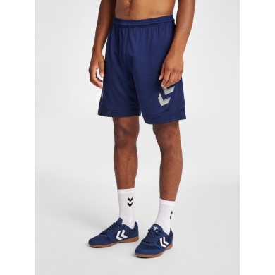 hummel Sporthose hmlLEAD Poly Shorts (Mesh-Stoff) Kurz marineblau Herren