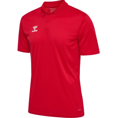 hummel Sport-Polo hmlESSENTIAL (100% rec. Polyester) Kurzarm rot Herren