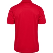 hummel Sport-Polo hmlESSENTIAL (100% rec. Polyester) Kurzarm rot Herren