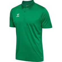 hummel Sport-Polo hmlESSENTIAL (100% rec. Polyester) Kurzarm grün Herren