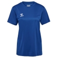 hummel Sport-Shirt hmlESSENTIAL (100% rec. Polyester) Kurzarm dunkelblau Damen