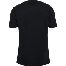 hummel Sport-Tshirt hmlAUTHENTIC CO (100% Baumwolle) Kurzarm schwarz Herren