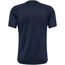 hummel Sport-Tshirt hmlPRO Training Jersey (hohe Atmungsaktivität, schnelltrocknend) marineblau Herren