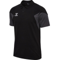 hummel Sport/Freizeit-Polo hmlTRAVEL (Baumwoll/Polyester) Kurzarm schwarz Herren