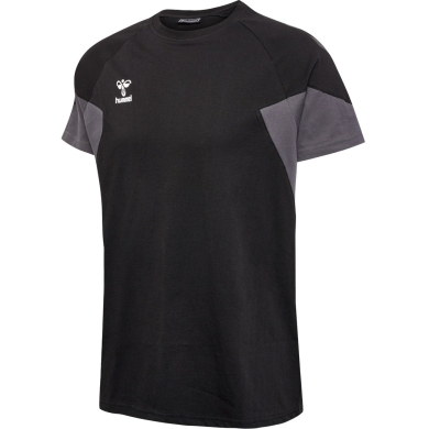 hummel Sport/Freizeit-Tshirt hmlTRAVEL (elastischer Jerseystoff) Kurzarm schwarz Herren