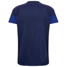 hummel Sport/Freizeit-Tshirt hmlTRAVEL (elastischer Jerseystoff) Kurzarm marineblau Herren