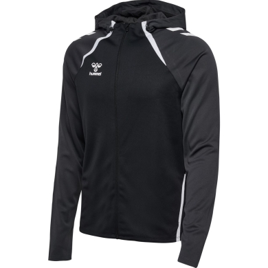 hummel Sport-Trainingsjacke hmlLEAD 2.0 Zip Hoodie (hohe Atmungsaktivität, schnelltrocknend) schwarz Herren