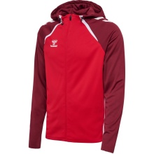 hummel Sport-Trainingsjacke hmlLEAD 2.0 Zip Hoodie (hohe Atmungsaktivität, schnelltrocknend) rot Herren