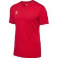 hummel Sport-Tshirt hmlAUTHENTIC Jersey (100% Polyester) Kurzarm rot Herren