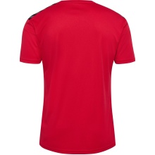 hummel Sport-Tshirt hmlAUTHENTIC Jersey (100% Polyester) Kurzarm rot Herren